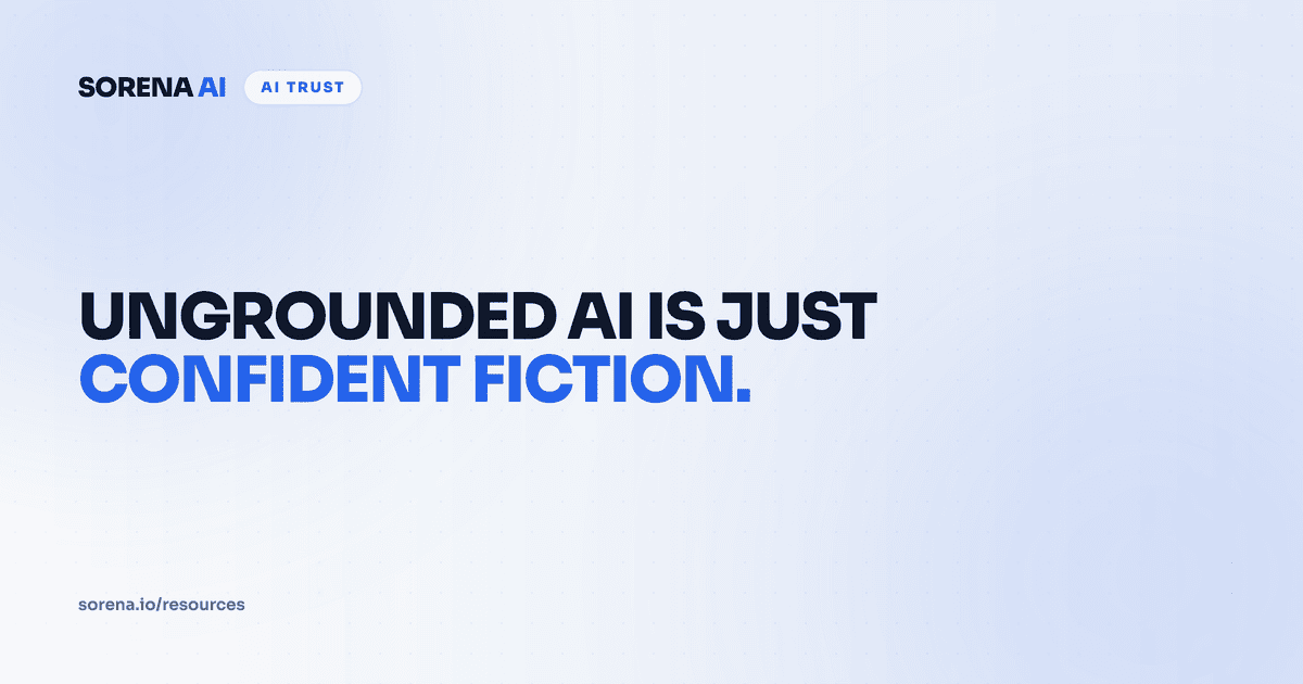 Ungrounded AI can produce unsupported answers